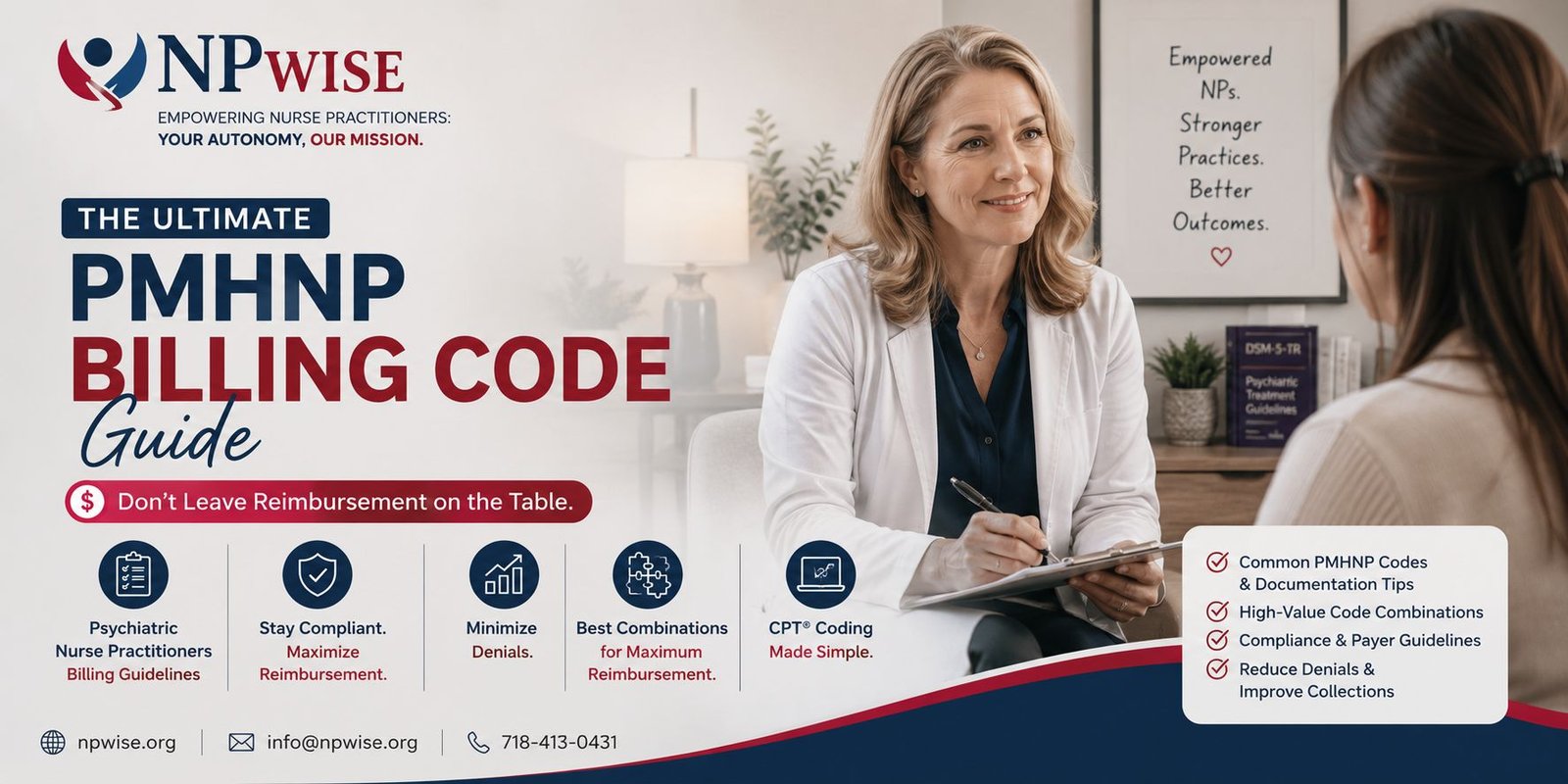 Psychiatric Nurse Practitioner billing code guide